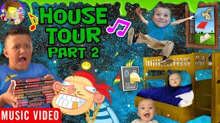 FV FAMILY House Tour 20 🎵 RAPTAIN HOOK Mikes room gives us Goosebumps  Shawn Gets Sneaky Song [upl. by Akcirahs835]