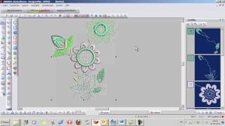 BERNINA Sticksoftware DesignerPlus V6 Stickmuster bearbeiten [upl. by Ssilb286]