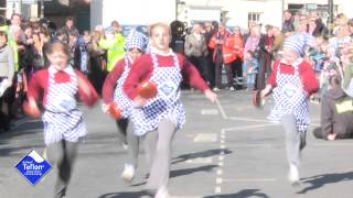 2012 Olney Pancake Day Race [upl. by Ellebyam]