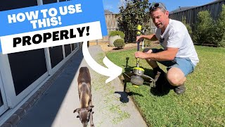 The ULTIMATE How to use a Line Trimmer  Whipper Snipper  Weed Eater Video [upl. by Bozuwa]