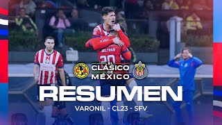 RESUMEN Y GOLES  ¡CHIVAS ESTÁ EN LA FINAL ELIMINANDO AL AMÉRCA  SEMIFINAL CLAUSURA 2023 [upl. by Ausoj551]