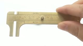 Brass Vernier Caliper Jewelry Measuring Tool [upl. by Demetre718]