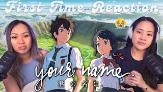 CANT STOP CRYING 😭💔 Our First ANIME Movie quotYour Namequot 2016 Kimi No Na Wa  Reaction amp Review [upl. by Hiram]