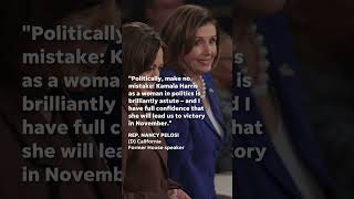 Nancy Pelosi endorses Kamala Harris in bid to defeat Trump Shorts [upl. by Vallonia]