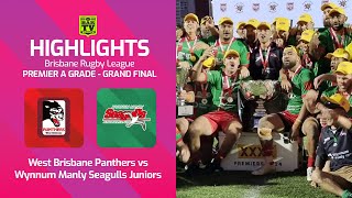 2024 BRL Grand Final Highlights  West Brisbane v Wynnum Manly [upl. by Falito]