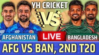 bangladesh vs afghanistan live match score  ban vs afg live 2nd t20 match today [upl. by Eustis]