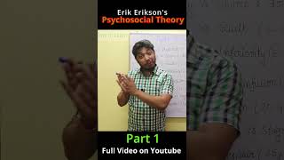 Erik Eriksons Psychosocial Theory Part 1 [upl. by Yesnil]