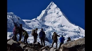 Peru Trekking «Alpamayo» the most beautiful mountain in the world 2018  Peru Expeditions Tours [upl. by Nirroc909]