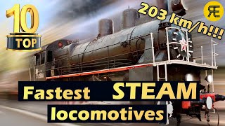 Incredible Speed Records of Steam Locomotives [upl. by Bondie]