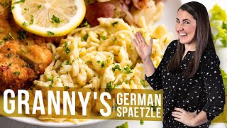 How to Make Granny’s German Spaetzle  The Stay At Home Chef [upl. by Linkoski883]