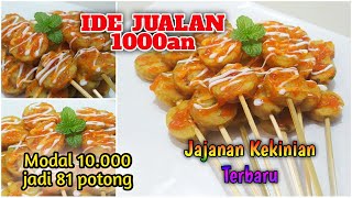 Woww Modal 10000 jadi 81 potong  RESEP JUALAN JAJANAN 1000an  Dari bahan dasar mie dan telur [upl. by Bittencourt]