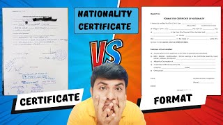 Mah Mca Cet 2024 II Nationality Certificate II Problem Solved [upl. by Lyred]