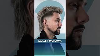 Best Hairstile for Medium Length Hair Mullet Mohawk haircut menstyle hairstyle menscare [upl. by Harbed]