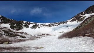 Skiing Tuckerman Ravine Headwall to The Chute 051622 [upl. by Avruch]