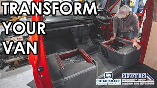 HOW TO PROFESSIONALLY INSTALL A CAB CARPET AND UNDERLAY VW T3T25VANAGON [upl. by Niamrej811]