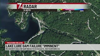 Lake Lure Dam ‘failure imminent’ evacuations ordered [upl. by Cordie367]