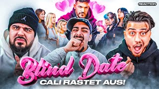 CALI RASTET AUS WEGEN IHR 😂 Ediz der Breite 15 Girls Blind Date  Reaction [upl. by Mathilda895]