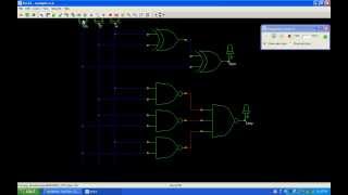 Microwind DSCH2 Full adder [upl. by Llenhoj]