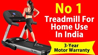 Best Treadmill for Home Use in India I Best Treadmill In India I PowerMax Treadmill Review TDM1 [upl. by Faubert586]