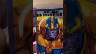 2023 UD Marvel Beginnings Vol 2 Series 2  Heavyweights Insert HW13 THANOS ebayscoops thanos [upl. by Tiedeman289]