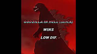 GODZILLA IN HELL SLICK VS ALL GODZILLAS shorts afterdark somebodythatiusedtoknow viralshorts [upl. by Becki]