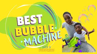 Best Bubble Machine for Kids Testing the Best Bubble Machine on the Market [upl. by Morena]