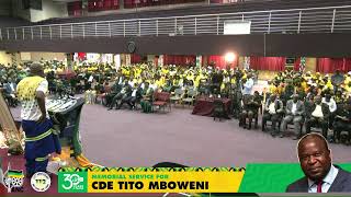 Memorial Service of Cde Tito Mboweni [upl. by Awra335]