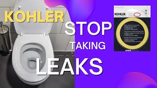 How to replace Kohler Toilet Seal and fix a running toilet Shorts [upl. by Anairb122]