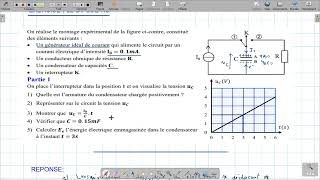 Le Dipôle RC exercice dapplication [upl. by Sherlock]