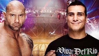 Batista vs Alberto Del Rio  Elimination Chamber 2014  WWE 2K14 Simulation [upl. by Alegnaed]