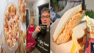 HowTo Make quotThequot Secret Pimento Cheese Sandwich Recipe  Momma’s Pimento Cheese😃👍🏻 [upl. by Wichman]