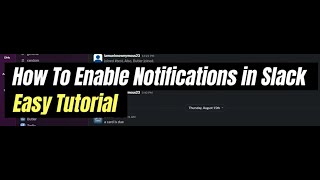 How To Enable Notifications in Slack  Turn On Slack Notifications  Never Miss Slack Messages [upl. by Llerdnad]