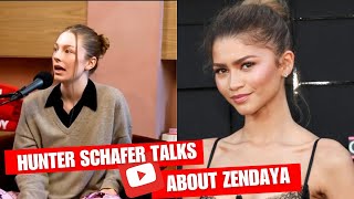 How Zendaya has helped Hunter Schafer  zendaya  news [upl. by Lelith]