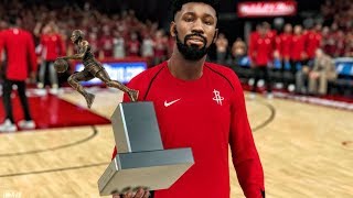 MVP AWARD PRESENTATION BEFORE PLAYOFF GAME 1 NBA 2K18 My Career Gameplay Ep 26 [upl. by Jowett]