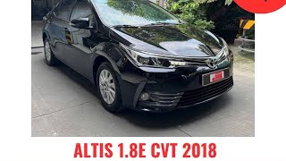 Altis 18E CVT sản xuất 2018 chạy 49000 km sedan hạng C cao cấp máy 18 hộp số CVT mượt mà [upl. by Otrebron117]