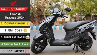 2024 Honda DIO 110 HSmart Finance Scheme  On Road price  Downpayment amp EMI Details [upl. by Ikkin906]