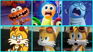 Sonic The Hedgehog Movie INSIDE OUT 2 MOVIE VS TAILS SONIC BOOM Uh Meow All Designs Compilation [upl. by Barbey405]