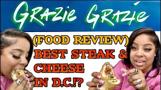 Grazie Grazie Cheesesteak Review  The BEST In DC 🤔 Let’s Rate It [upl. by Arnie]