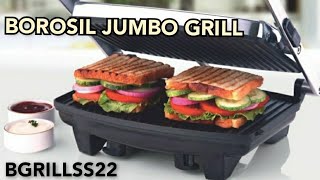 Borosil Jumbo Grill Review BGRILLSS22 KR131 borosiljumbogrill kitchenrevelations [upl. by Huckaby]