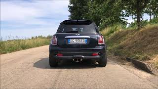 Mini R56 Cooper S  70mm Downpipe  exhaust  ECU remap  235cv 370nm  Nico Racing Service [upl. by Wickman886]