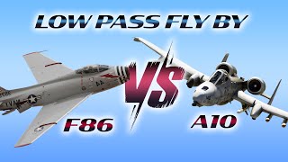 Speed Runs F86 VS A10  DCS [upl. by Ayomat485]