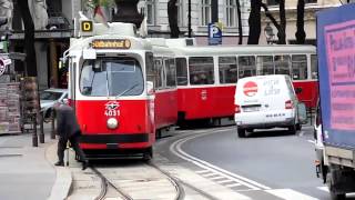 Straßenbahn Wien  Impressionen April 2012 [upl. by Dej230]