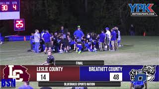 High School Football  Breathitt County Bobcats vs Leslie County Eagles 10132023 [upl. by Armat622]