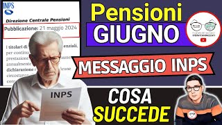 📑 PENSIONI GIUGNO ➜ MESSAGGIO INPS 4 AVVISI SBAGLIA CALCOLI IMPORTI AUMENTI IRPEF ANTICIPI PAGAMENTI [upl. by Blasius]