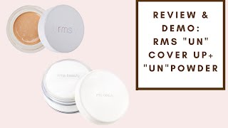 REVIEW amp DEMO RMS quotUNquot COVERUP CONCEALER amp quotUNquot POWDER  Integrity Botanicals [upl. by Jeb106]