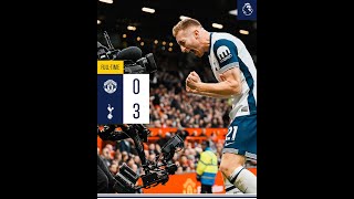 Manchester United vs Tottenham 03 Defeat  Match Highlights 2024 [upl. by Kcirtap92]