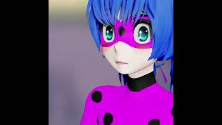 MMD Miraculous X Yandere Simulator Little kiss [upl. by Daffodil]