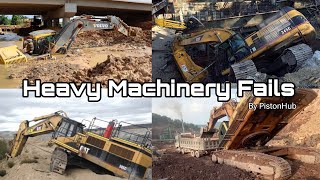 Epic Heavy Machinery Fails  Part 1  Excavators  Bulldozers heavymachinery excavator bulldozer [upl. by Bernardo]