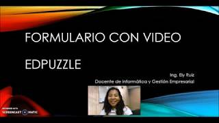 ☝¿Cómo evaluar a mis alumnos online Exámenes con uso de videos EDPUZZLE [upl. by Aseyt]