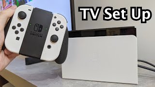 How to Connect Nintendo Switch OLED Dock To TV amp Set Up [upl. by Auqenwahs]